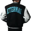 Eternal Black & White Varsity Jacket