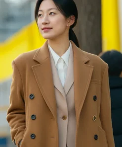 Law and the City S01 Moon Ga-young Brown Coat
