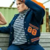 Such Brave Girls S02 Lizzie Davidson Blue Varsity Jacket