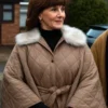 Such Brave Girls S02 Louise Brealey Quilted Cape Jacket