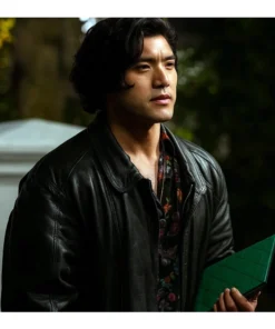 Will Sharpe Too Much S01 Black Leather Jacket