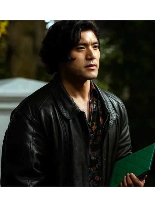 Will Sharpe Too Much S01 Black Leather Jacket