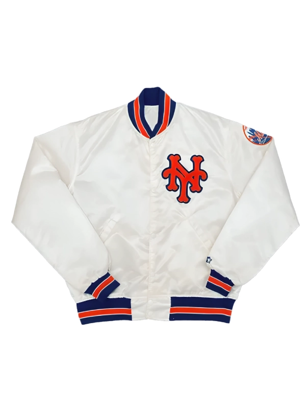 1980s NY Mets White Jacket