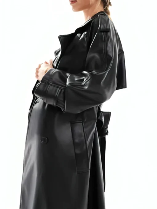 All the Queens Leather Coat