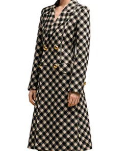 And Just Like That Kristin Davis Check Coat