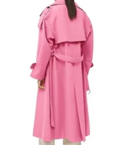 Big Brother Season 27 Katherine Woodman Trench Coat Pink