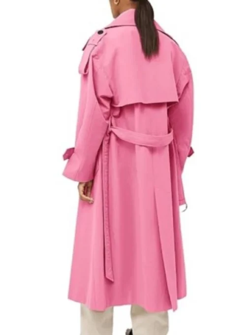 Big Brother Season 27 Katherine Woodman Trench Coat Pink