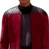 Captain Pickard Star Trek Next Generation Suede Jacket