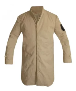 Charlie Hunnam Island Jacket Green Street Pete Dunham Cotton Beige Trench Coat
