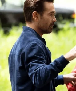 Colin Farrell A Big Beautiful Journey Blue Jacket