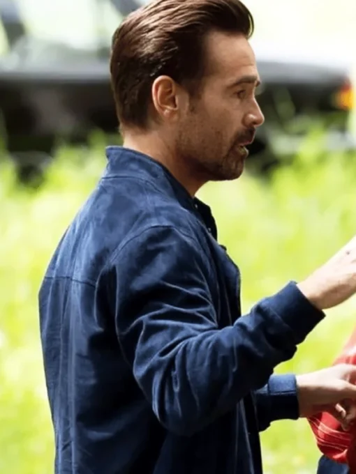 Colin Farrell A Big Beautiful Journey Blue Jacket