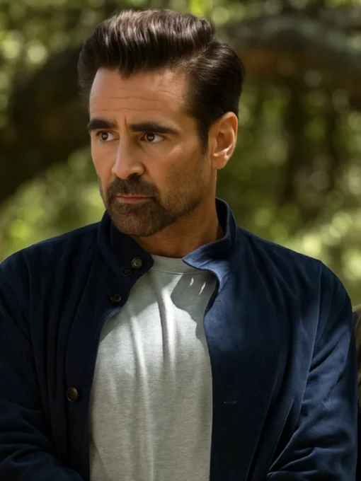 Colin Farrell A Big Bold Beautiful Blue Jacket