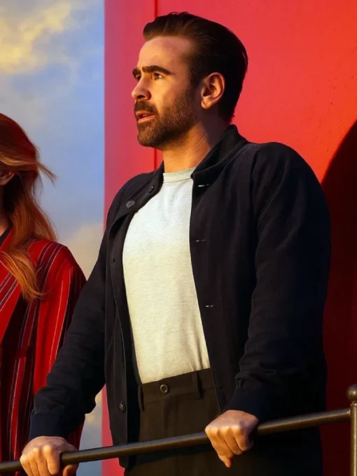Colin Farrell A Big Bold Journey Blue Jacket
