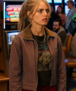 Eenie Meanie Samara Weaving Brown Jacket
