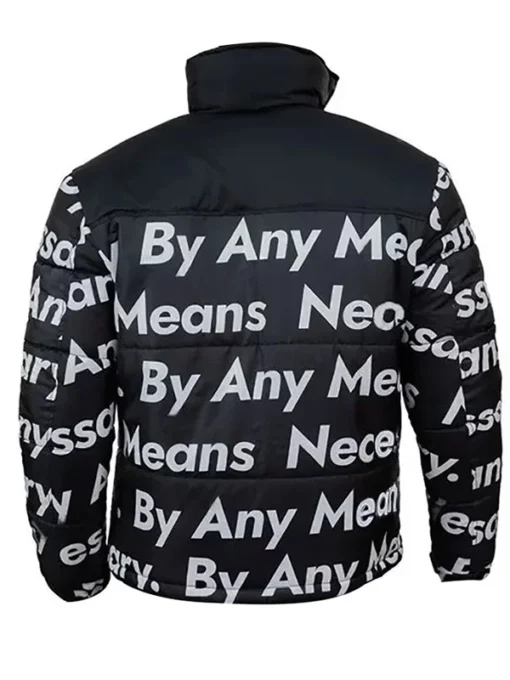 Goku Drip By Any Means Necessary Black Jacket