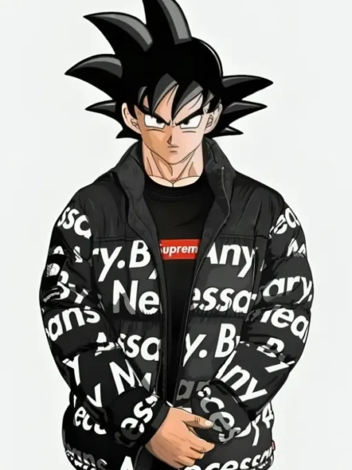 Goku Drip Puffer Jacket