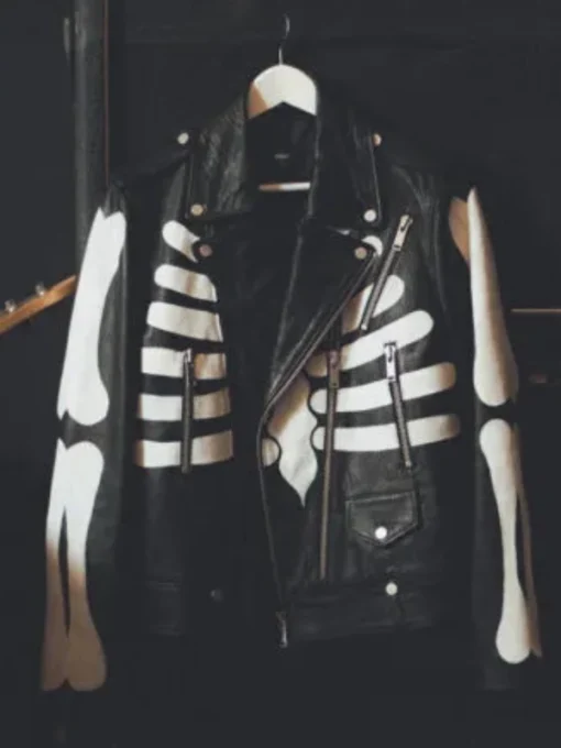 Guns n Roses Leather Jacket Black