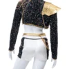 Hunters Rumi Golden Black Dance Outfit Cosplay Costume