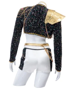 Hunters Rumi Golden Black Dance Outfit Cosplay Costume