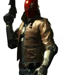 Injustice 2 Batman Red Hood Costume Leather Jacket