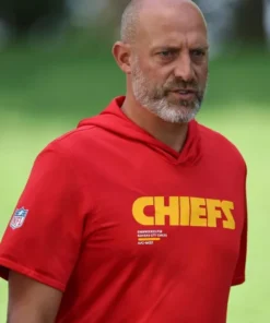 Kansas City Chiefs Training Camp Matt Nagy Red Hoodie