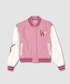 LA Dodgers Floral Pink Jacket
