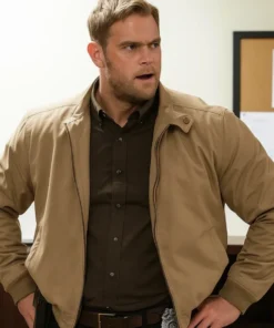 Luke Easton Desert Dawn 2025 Kellan Lutz Brown Jacket