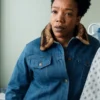 Naomi Ackie Sorry Baby Denim Jacket