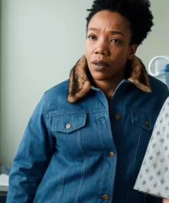 Naomi Ackie Sorry Baby Denim Jacket