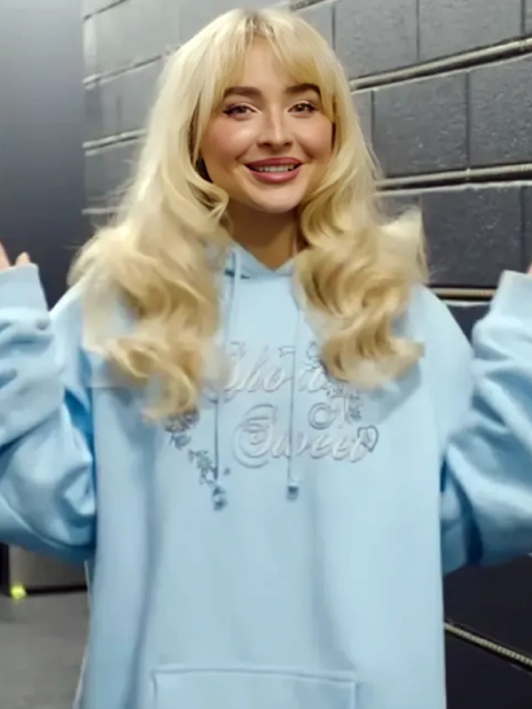 Sabrina Carpenter Short n Sweet Hoodie Blue