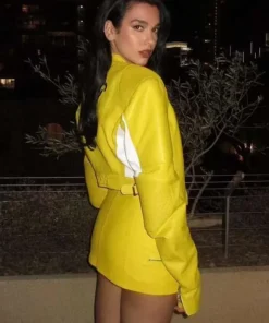 SpongeBob Dua Lipa Yellow Jacket