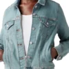 The Hunting Wives S01 Blue Denim Jacket