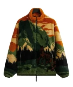 Travis Kelce Ice Skating Rink Pinehurst Sherpa Jacket