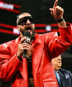WWE Raw 2025 Seth Leather Coat
