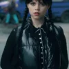 Wednesday S2 Jenna Ortega Black Puffer Vest