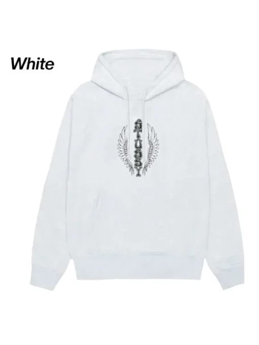 Wes Wings Hoodie White