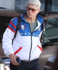 Cody Rhodes Stars & Stripes Nightmare Windbreaker Jacket