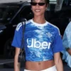Jourdan Dunn Como Cup 2025 Blue T Shirt