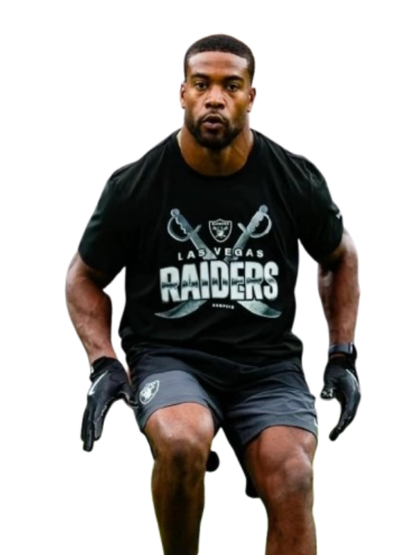 Las Vegas Raiders New Era 2025 Tour Black Tee