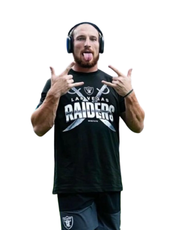 New Era Las Vegas Raiders 2025 Tour Black Tee