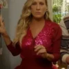 Sarah Jessica Parker TV Series And Just Like That Season 3 Carrie Bradshaw Sequin V Neck Cardigan