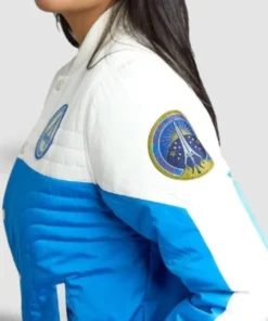 The Fantastic Four First Steps Bomber Blue Jacket