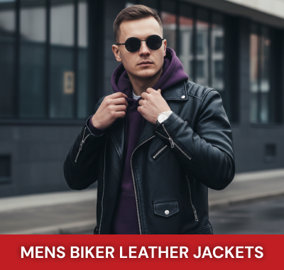 Mens Biker Leather Jackets Jacket Area
