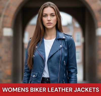 Womens Biker Leather Jackets Jacket Area