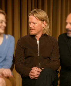 Bugonia-Interview-Jesse-Plemons-Suede-Jacket