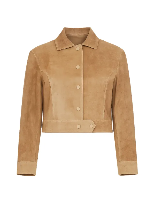 Morgan-Nobody-Wants-This-S02-Justine-Lupe-Brown-Suede-Jacket